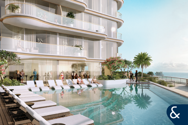 Beach Walk Residences | Furnished 1BR+Study